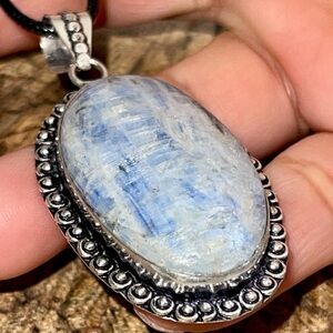 Blue Kyanite Pendant 2 1/2”